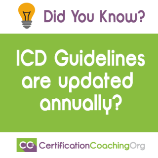 icd guidelines are updated annually