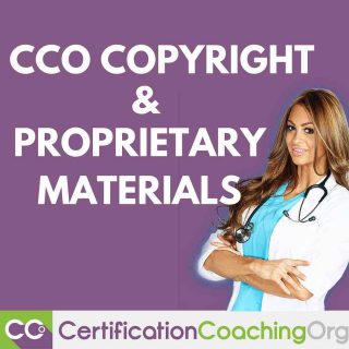 CCO Copyright and Proprietary Materials