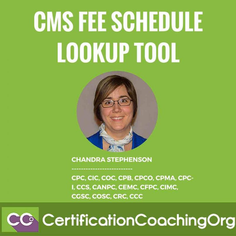 CMS Fee Schedule Lookup Tool StepbyStep Instructions