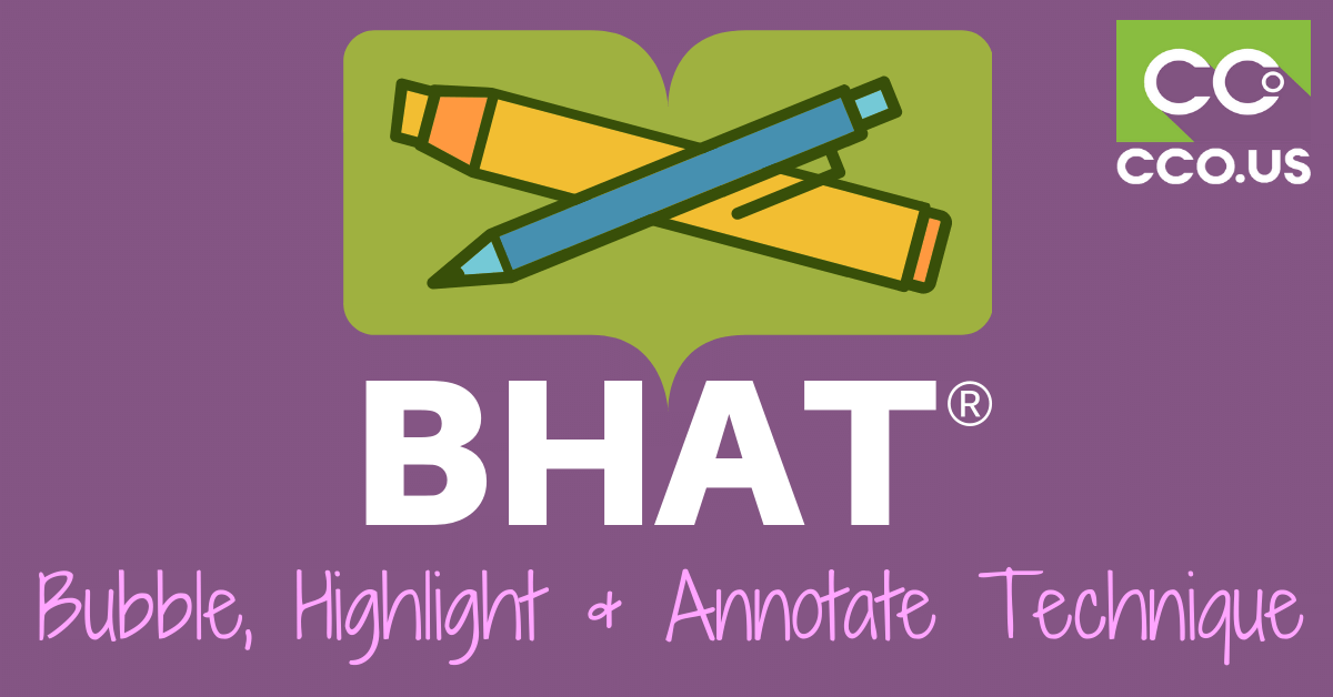BHAT® aka Bubble, Highlight & Annotate Technique by Laureen Jandroep