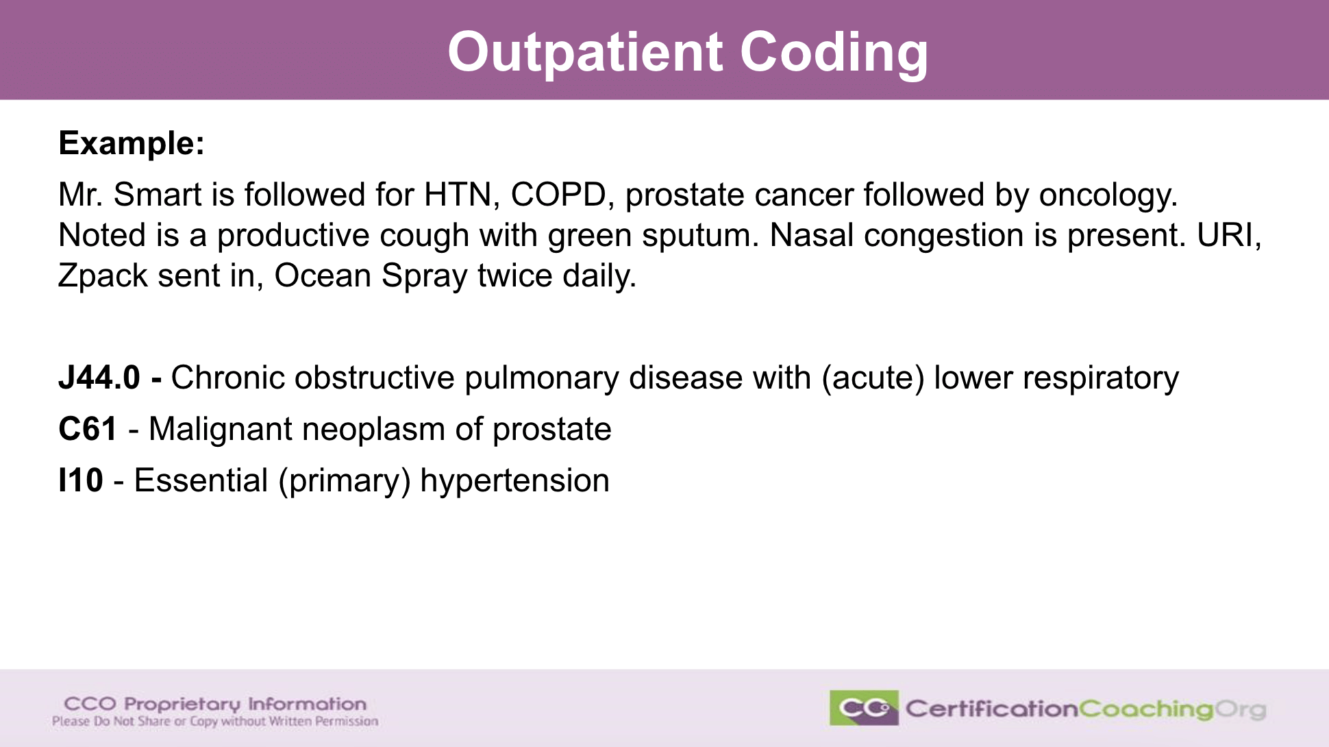 First Listed or Principal Diagnoses in Medical Coding